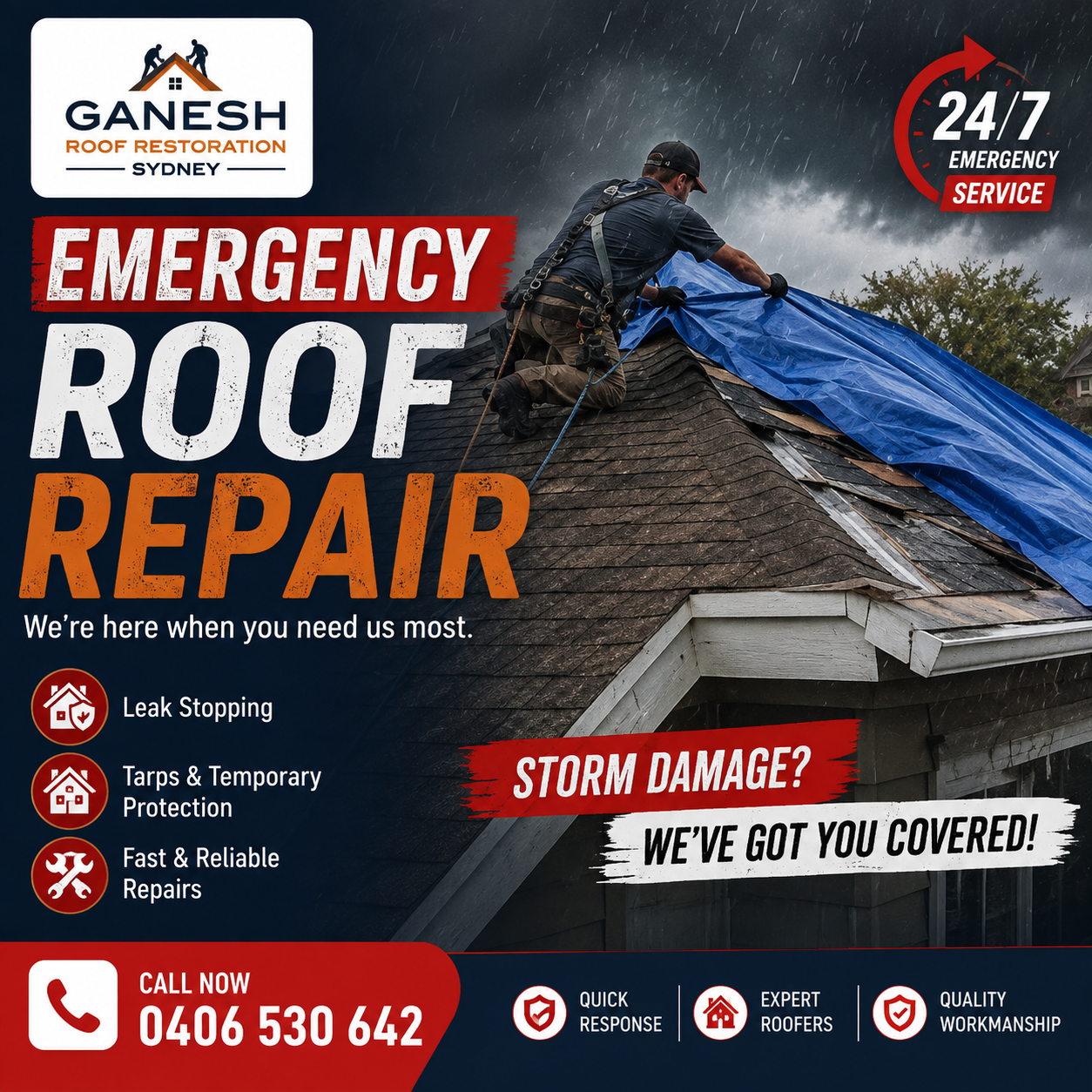Emergency Roof Repair in Parramatta Sydney